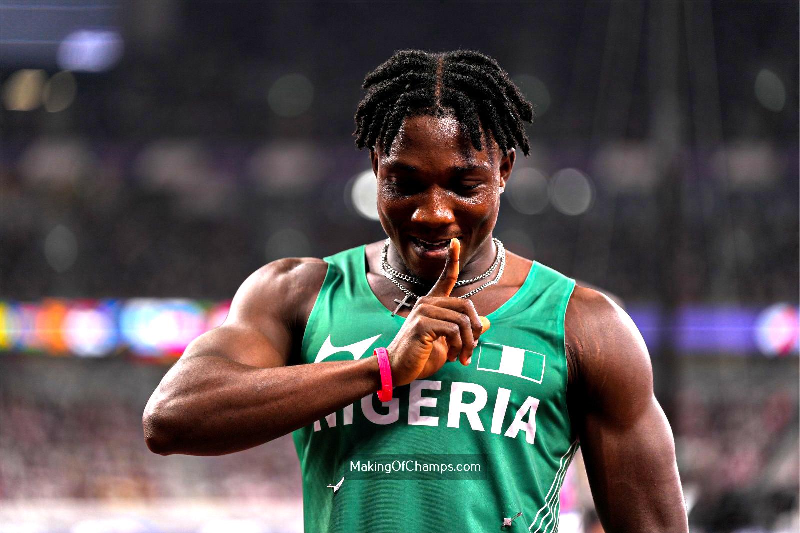 Kanyinsola Ajayi Makes History as First Nigerian in 100m World Championships Final in 18 Years